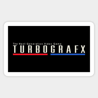 Turbografx The Next Generation Video Game Logo Sticker